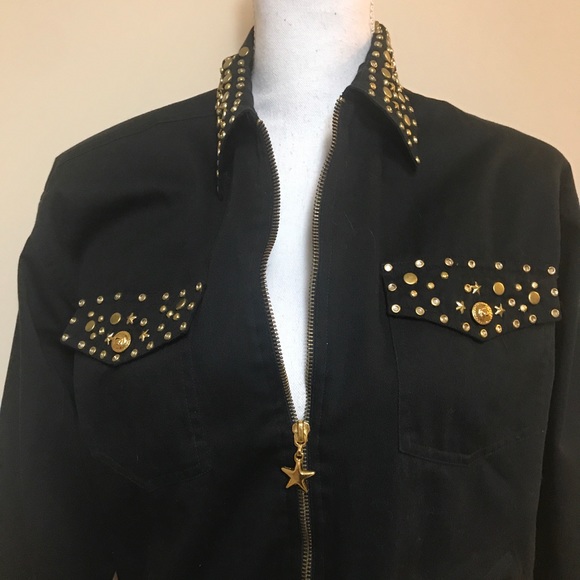 Vintage Mureli Gold Studded Jacket & Pants - Picture 2 of 4